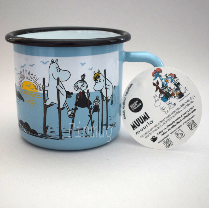 Emalj muminmugg: Silja Line, 3,7dl (2015)