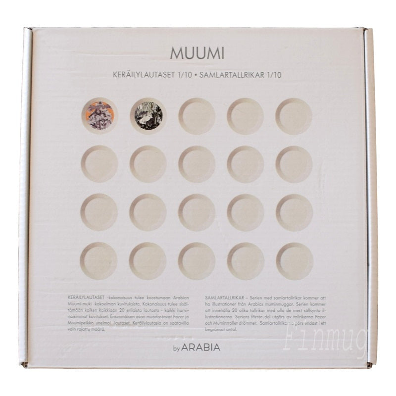 Muumi keräilylautaset: 1/10 Fazer ja Muumipeikko unelmoi (2014)