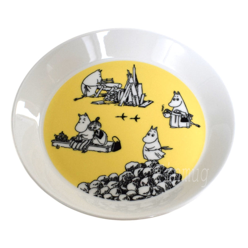 Muumi keräilylautaset: 6/10 Hurraa ja Keltainen (2019)