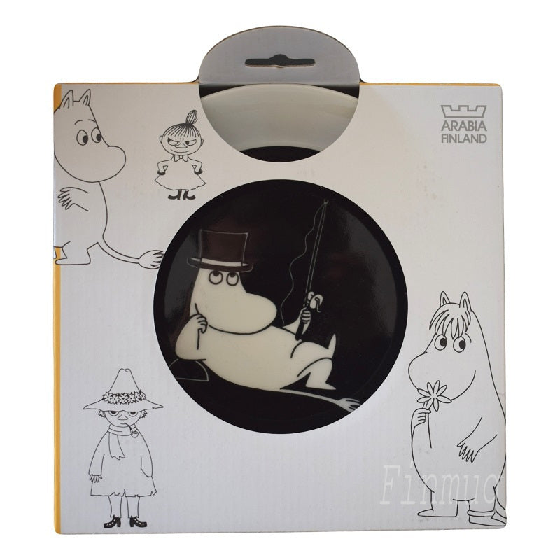 Muumilautanen: Muumipappa tuumiskelee, musta (2002-2007)