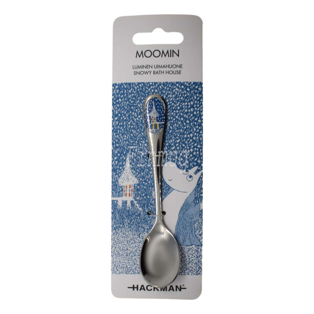 Moomin Coffee Spoon: Snowy Bathroom, Light Snow Fall (2018)