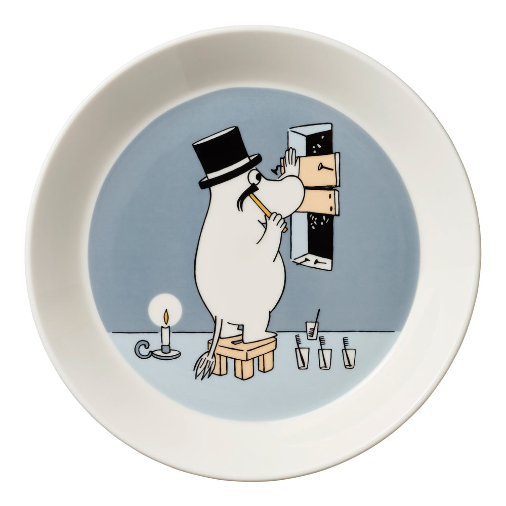 Moomin Plate: Moominpappa, Grey (2023-)