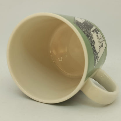 Rare unmarked Moomin Mug: Green Comics (1990-1993)