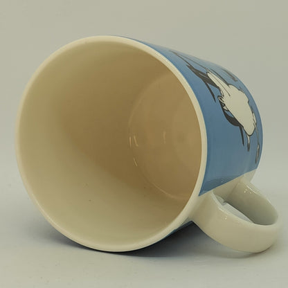 Moomin Mug: Painting Moomins, Blue (1990-1996) (Just fine -2)