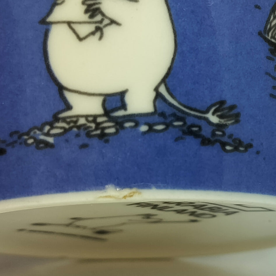 Moomin mug: Bottle mail (1991-1999) (Well used -1)