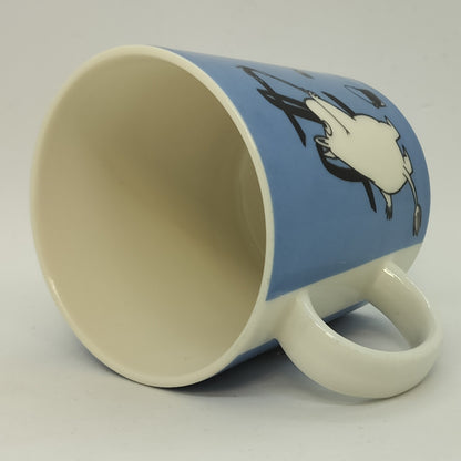 Moomin Mug: Painting Moomins, Blue (1990-1996) (Just fine -4)