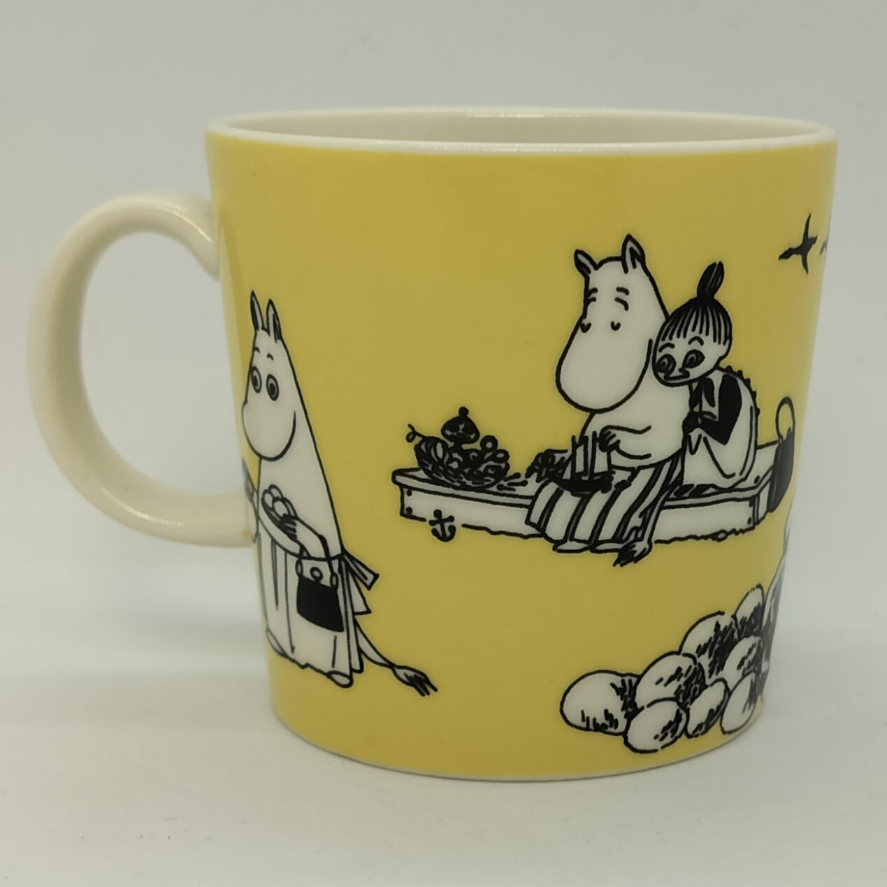 Moomin Mug: Moominmamma Yellow (1990-1996) (Just fine -4)