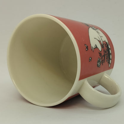 Moomin mug: Dark Rose, Moominmamma (1991-1999) (Well used -2)