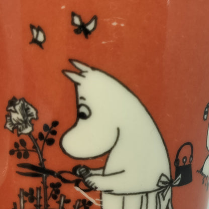 Moomin mug: Dark Rose, Moominmamma (1991-1999) (Well used -2)