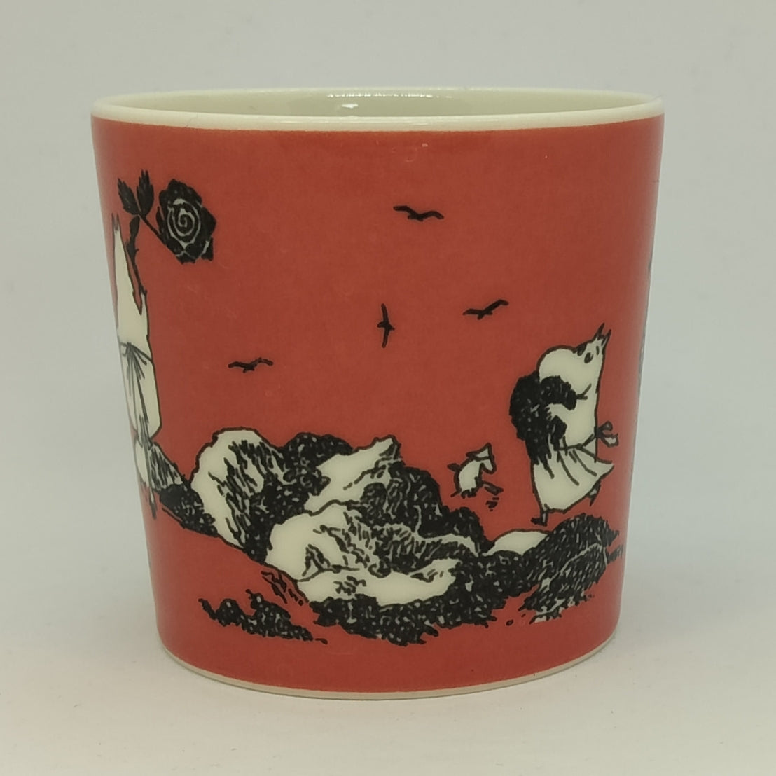 Moomin mug: Dark Rose, Moominmamma (1991-1999) (Well used -2)