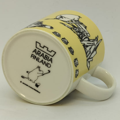 Moomin Mug: Moominmamma Yellow (1990-1996) (Well used -1)