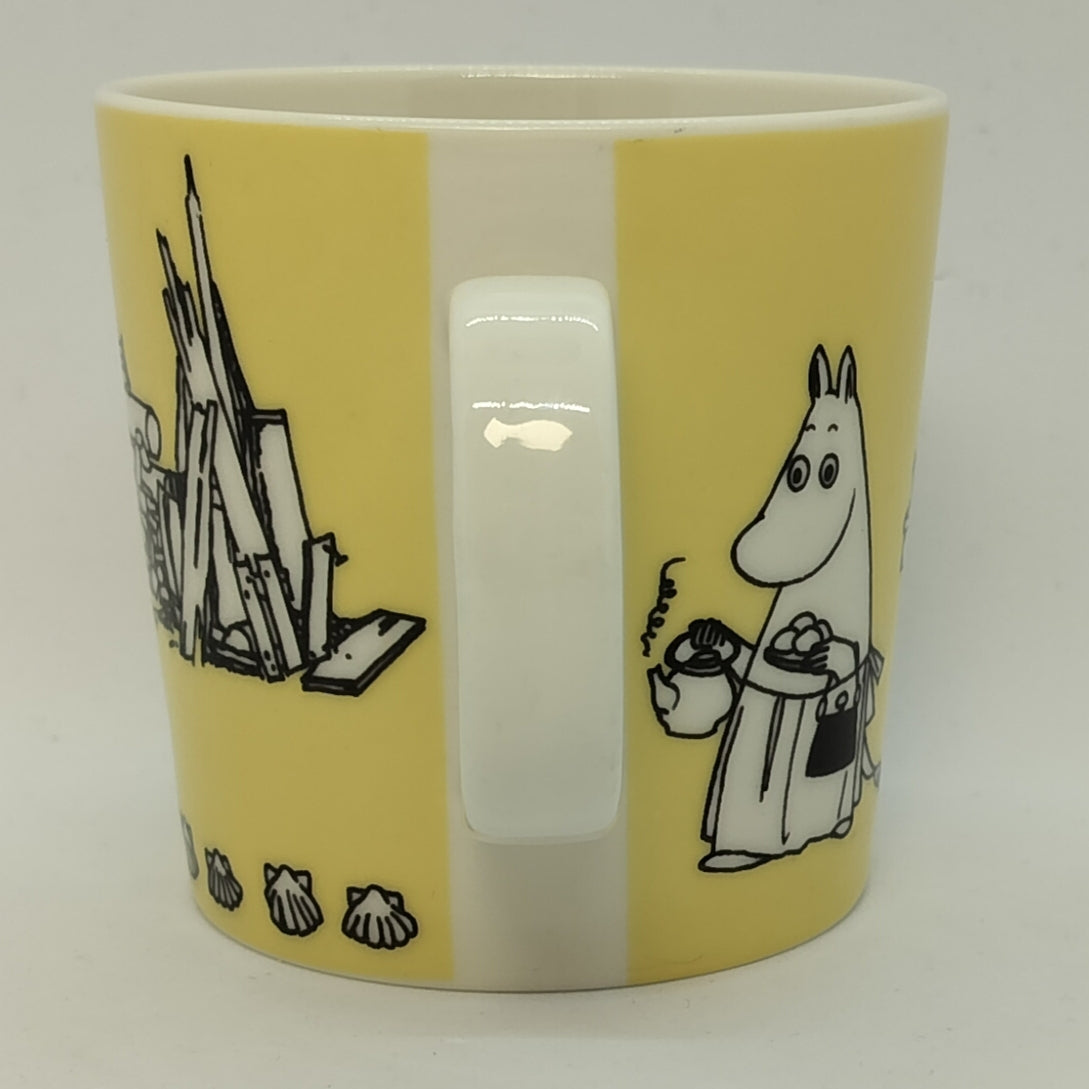 Moomin Mug: Moominmamma Yellow (1990-1996) (Well used -1)