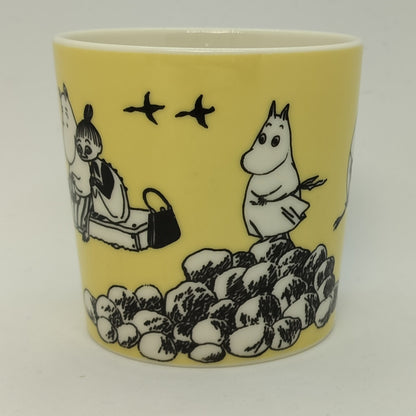 Moomin Mug: Moominmamma Yellow (1990-1996) (Well used -1)