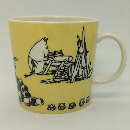 Moomin Mug: Moominmamma Yellow (1990-1996) (Well used -1)