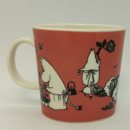 Moomin mug: Dark Rose, Moominmamma (1991-1999) (Well used -1)