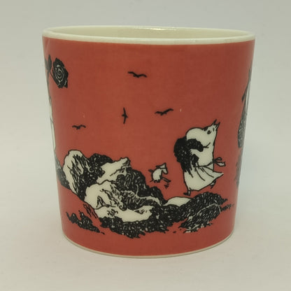 Moomin mug: Dark Rose, Moominmamma (1991-1999) (Well used -1)