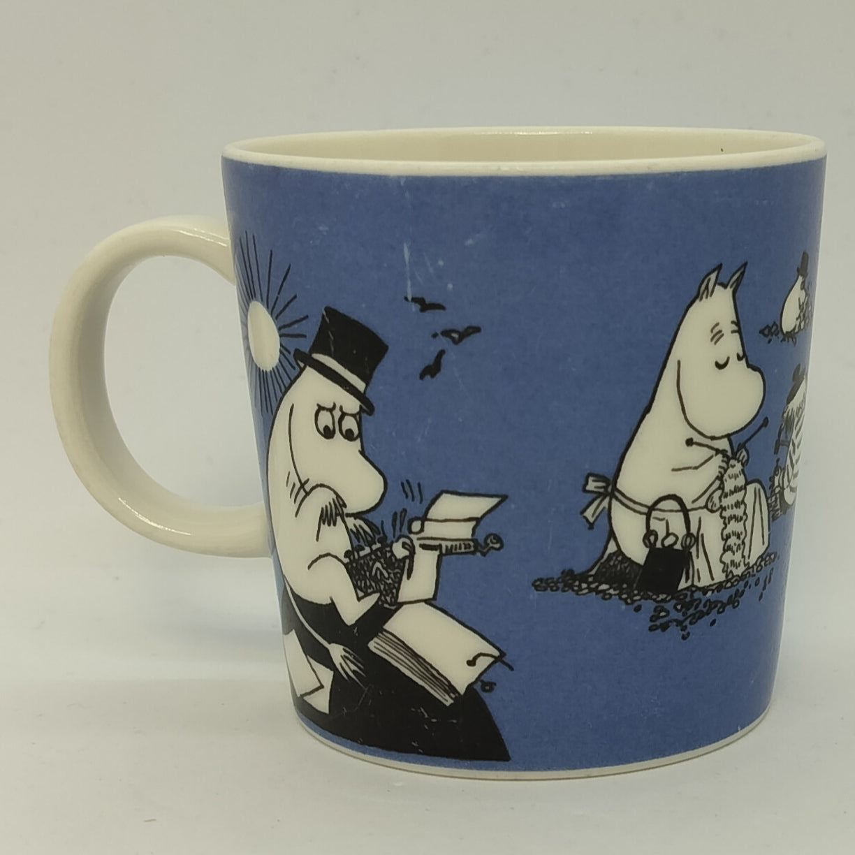 Moomin mug: Bottle mail (1991-1999) (Well used -2)