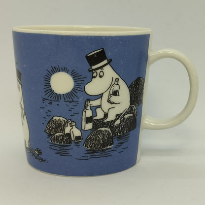 Moomin mug: Bottle mail (1991-1999) (Well used -2)