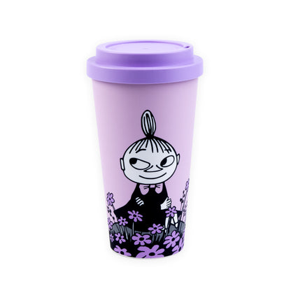 Take-away Moomin mug: Little My’s Summer, Purple (0.45 L)
