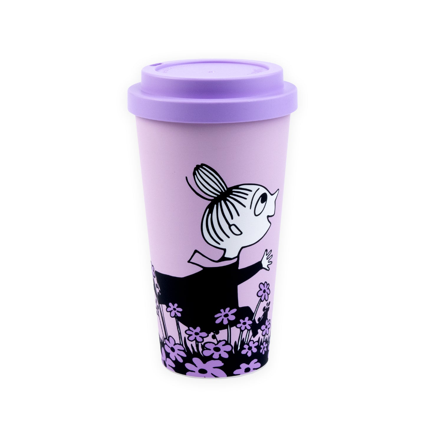 Take-away Moomin mug: Little My’s Summer, Purple (0.45 L)