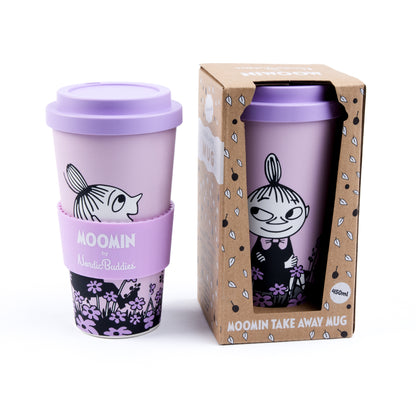 Take-away Moomin mug: Little My’s Summer, Purple (0.45 L)