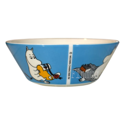 Moomin bowl: Moomintroll turquoise (2013-2018)