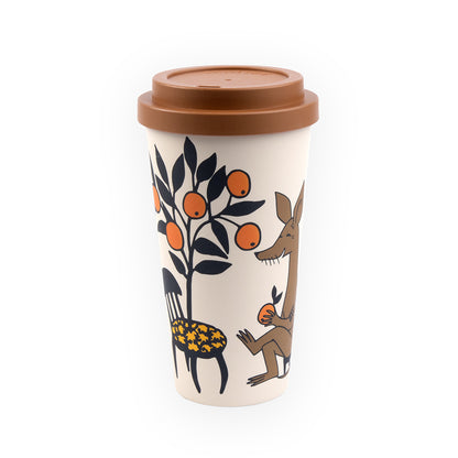 Take-away Moomin Mug: Sniff’s Oranges, Beige (0.45 L)