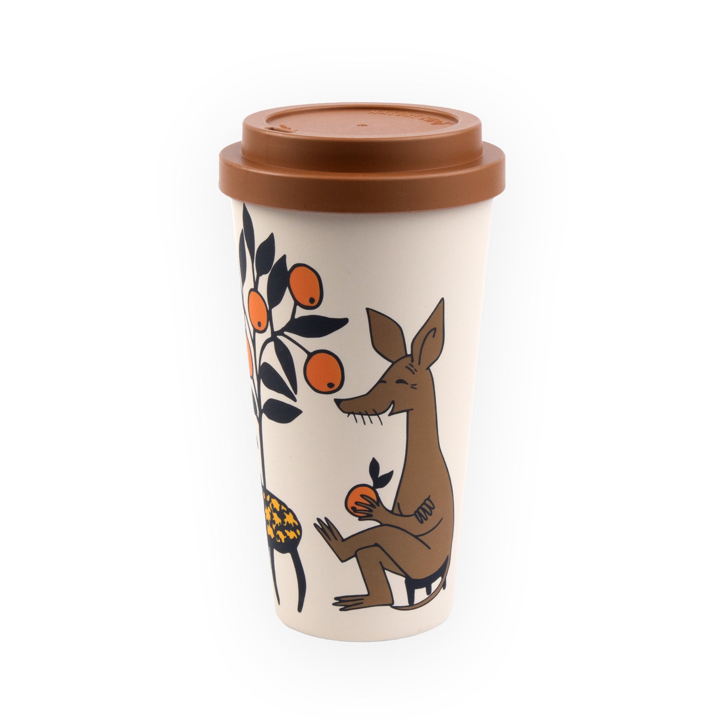 Take-away Moomin Mug: Sniff’s Oranges, Beige (0.45 L)