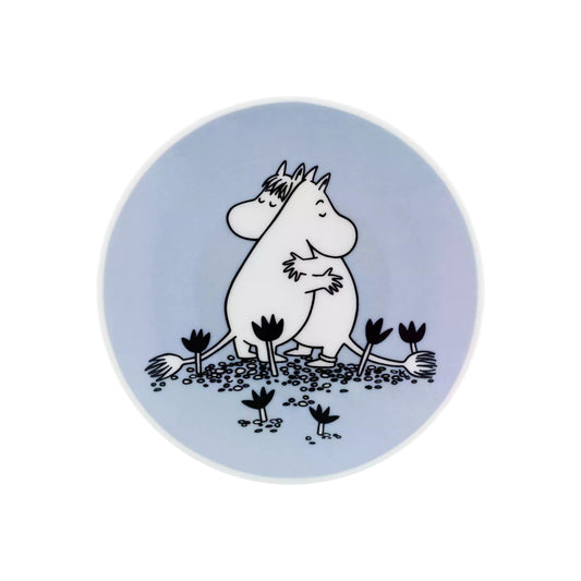 Small Moomin Plate: Love, Blue (10,5cm) (2024-2025)