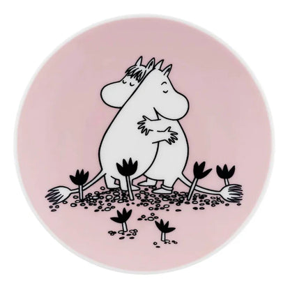 Small Moomin Plate: Love, Pink (10.5cm) (2024-2025)