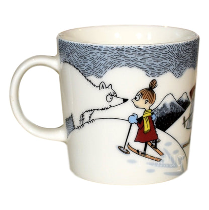 Arabia Moomin Winter 2014 Edition mug – sciare con signor Arabia Moomin Winter 2014 Edition mug – sciare con signor