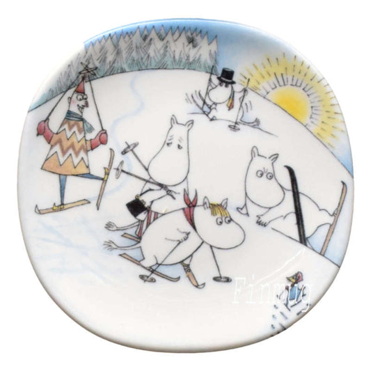 Moomin Wall Plate: Ski Slope (2002-2004)