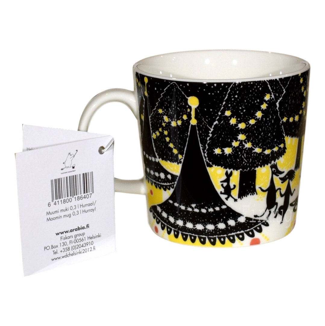 thumbnail image 2 of Arabia Moomin Mug 'Hurray!' (Hurraa) – New, Multi-Color, Finland 2 of 4