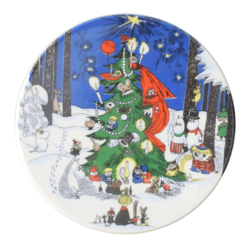 Moomin Wall Plate: Christmas plate, small 11,5cm (1992-1996)