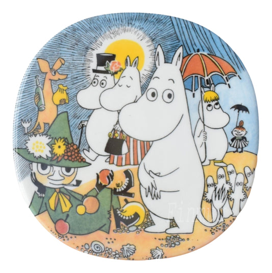Moomin Wall Plate: Sunday Stroll (1999-2005)