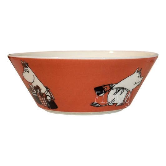 Moomin bowl: Moominmamma and Berries Red (2004-2013)