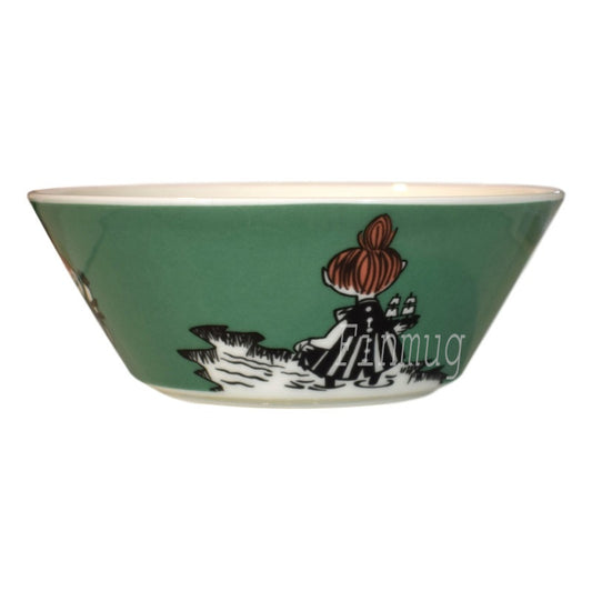 Moomin bowl:  Little My Glider Green (2004-2008)