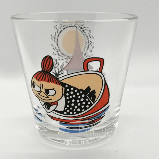 Moomin Glass: Little My floating