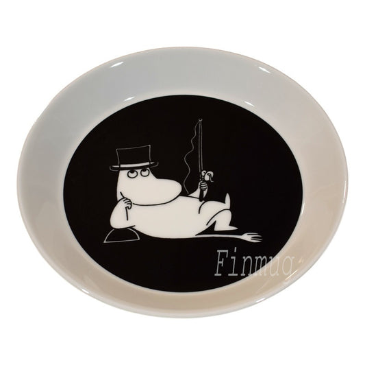 Moomin Plate: Moominpappa Black (2002-2007)