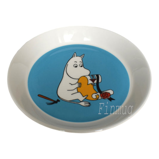 Moomin Plate: Moomintroll turquoise (2013-2018)
