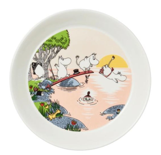 Moomin Plate: Evening Swim (2019)
