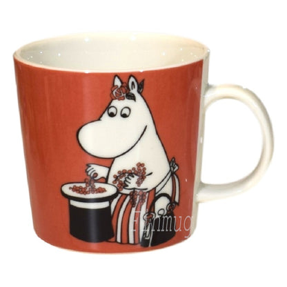 Moomin Mug: Moominmamma and Berries, Red (1999-2013)