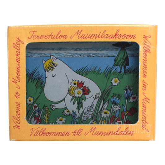 Moomin Glass Card: Snorkmaiden and the Midsummer Flowers (2002-2005)