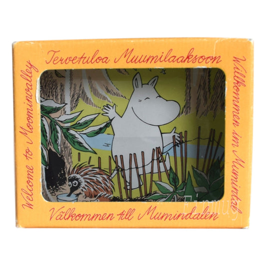 Moomin Glass Card: Happy Moomintroll (2002-2005)